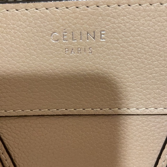 Celine Luggage Mini in dune color. - Picture 5 of 7